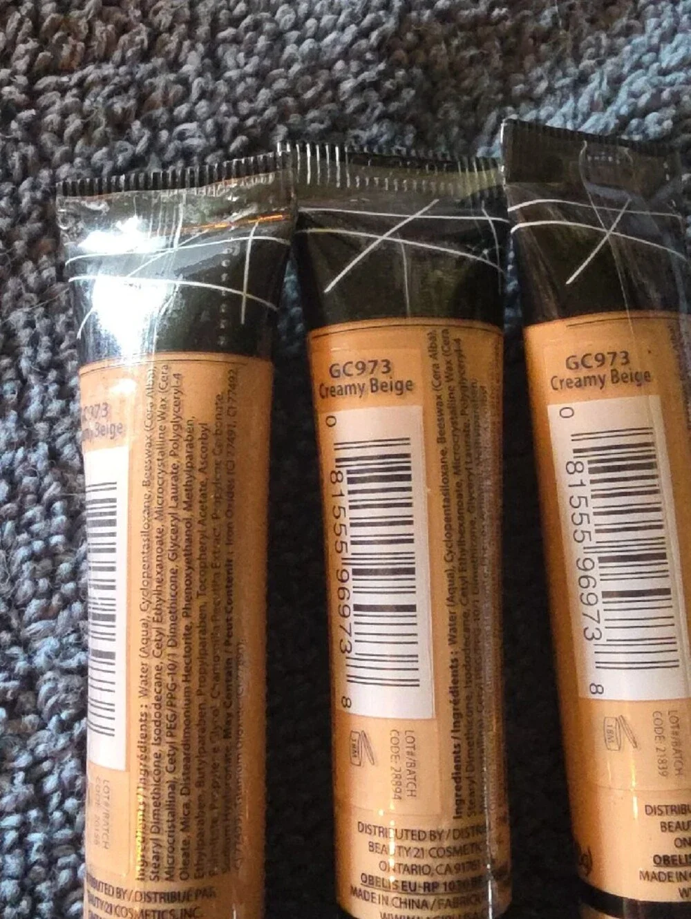 3 PACK OF PRO HD Concealer Creamy Beige SHADE